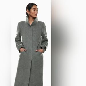 Aritzia Wilfred The Cocoon Long Coat Wool And Cashmere Size Small
